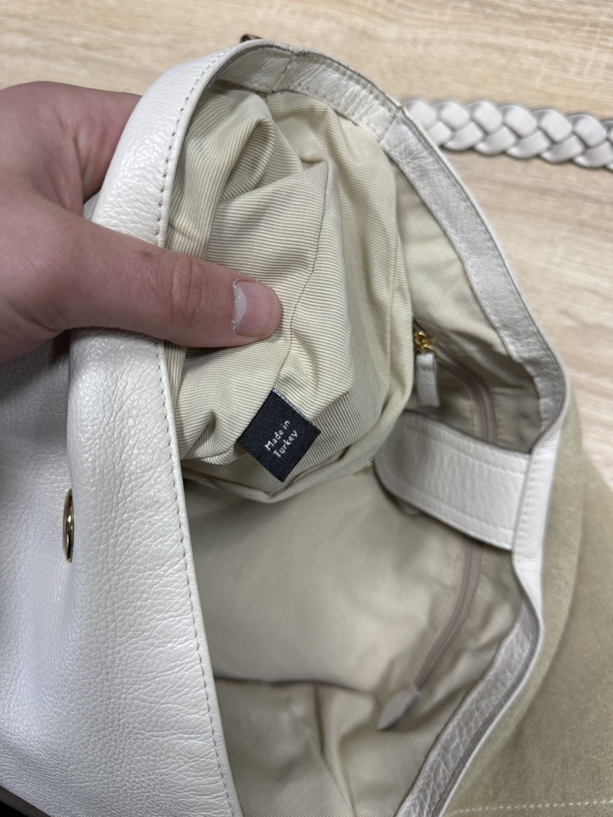 Mulberry 🇬🇧 Mulberry Daria Hobo White Leather Shoulder Bag Tree Logo Size ONE SIZE - 9 Thumbnail
