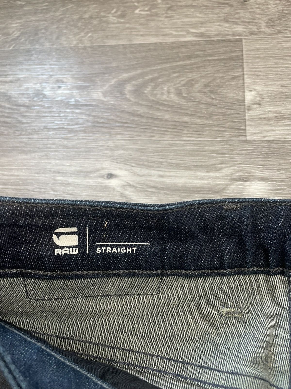 G-Star 29/34 Vintage G-Star Defend Straight Blue Denim Jeans Size US 29 - 10 Thumbnail