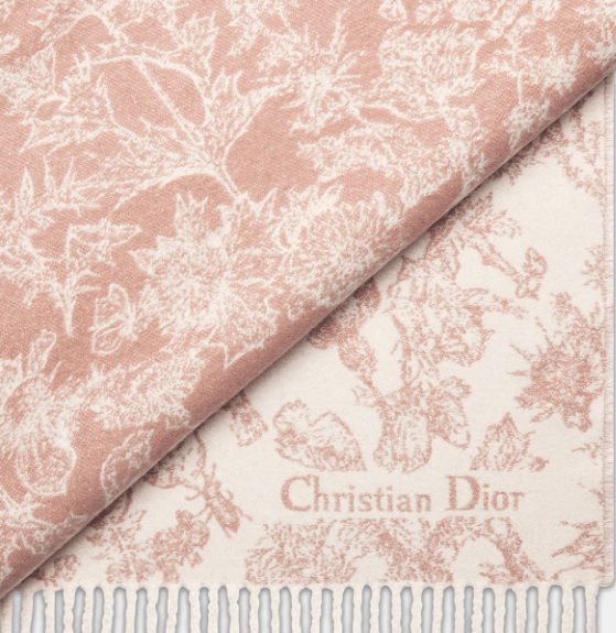 Dior o1w1db11125 51CAR2 Size : OS / Scarf in Beige/White Size ONE SIZE - 4 Thumbnail