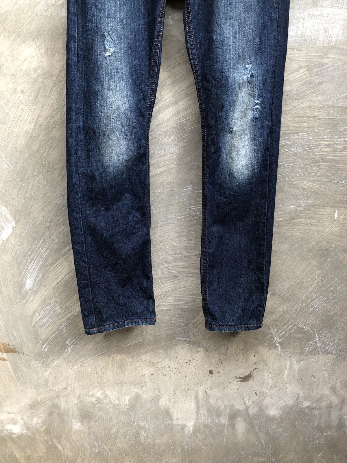 Designer Raf By Raf Simons Distressed Denim Size US 32 / EU 48 - 3 Thumbnail