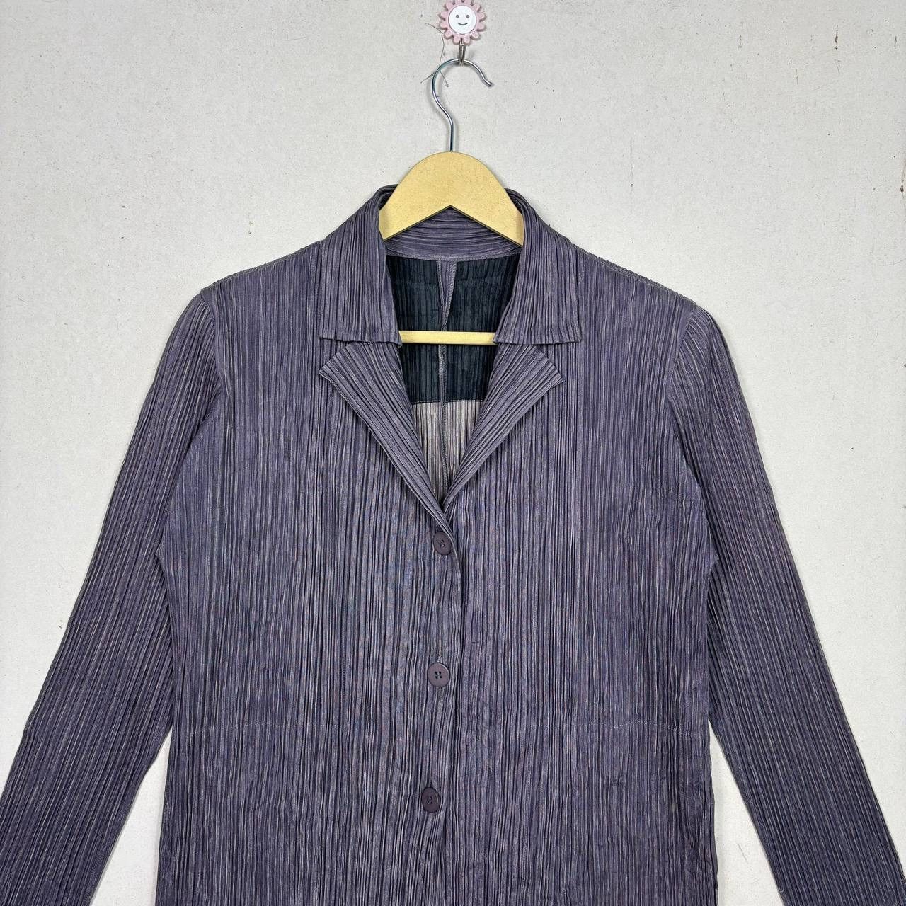 Pleats Please Issey Miyake Pleats Please Issey Miyake Pleated Jacket Button Up Size US M / EU 48-50 / 2 - 3 Thumbnail