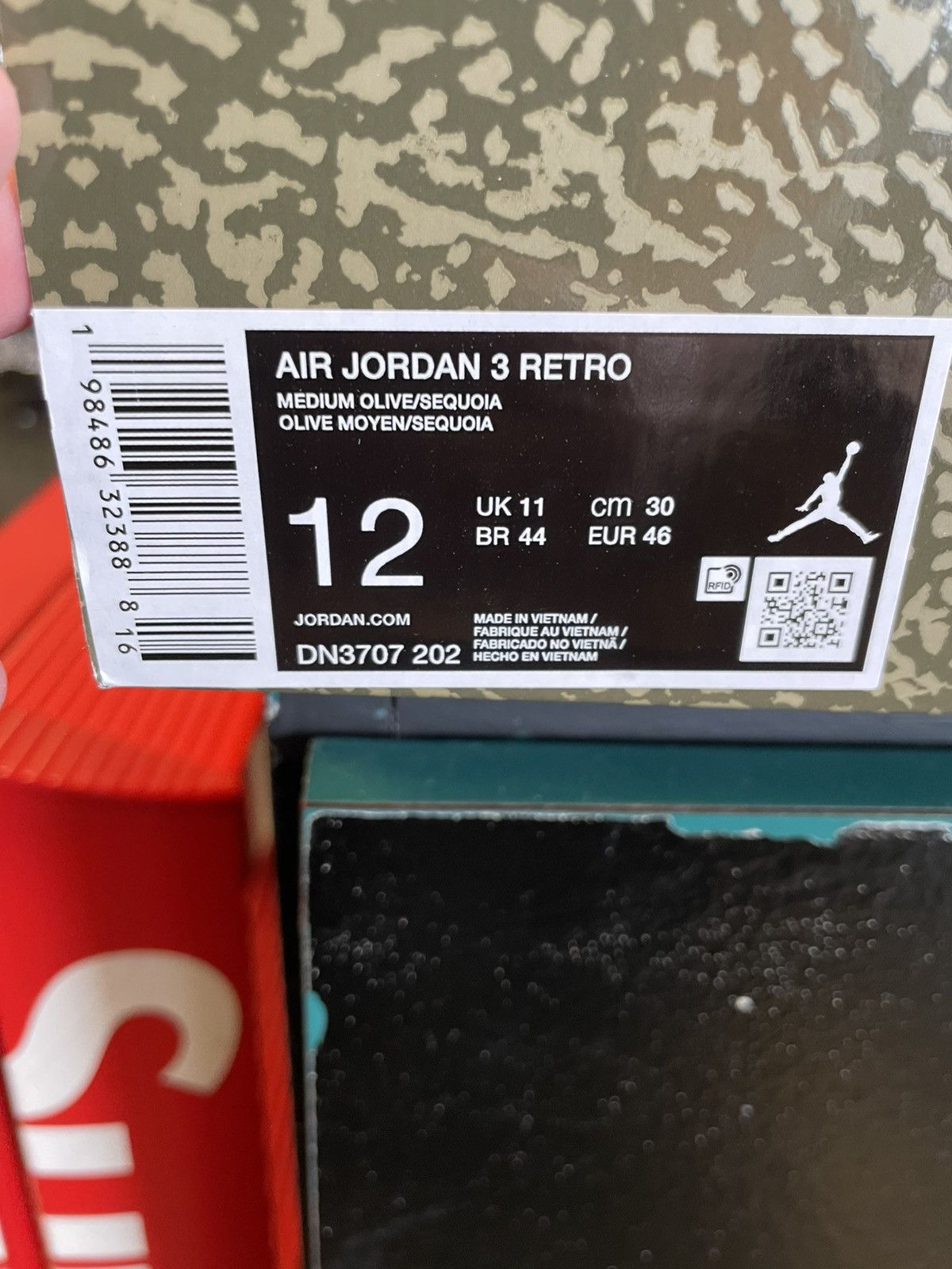 Jordan Brand Jordan 3 Family Affair Size US 12 / EU 45 - 7 Thumbnail