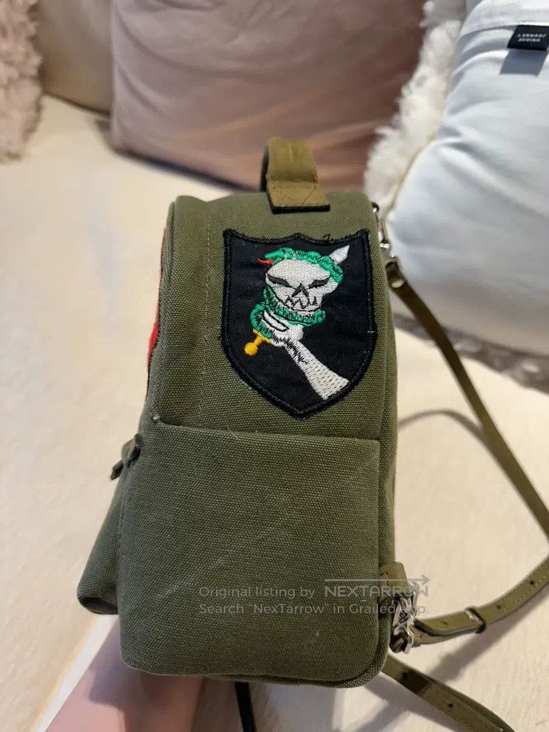 READYMADE Ready Made size os Badge Distressed Mini Backpack Size ONE SIZE - 5 Thumbnail