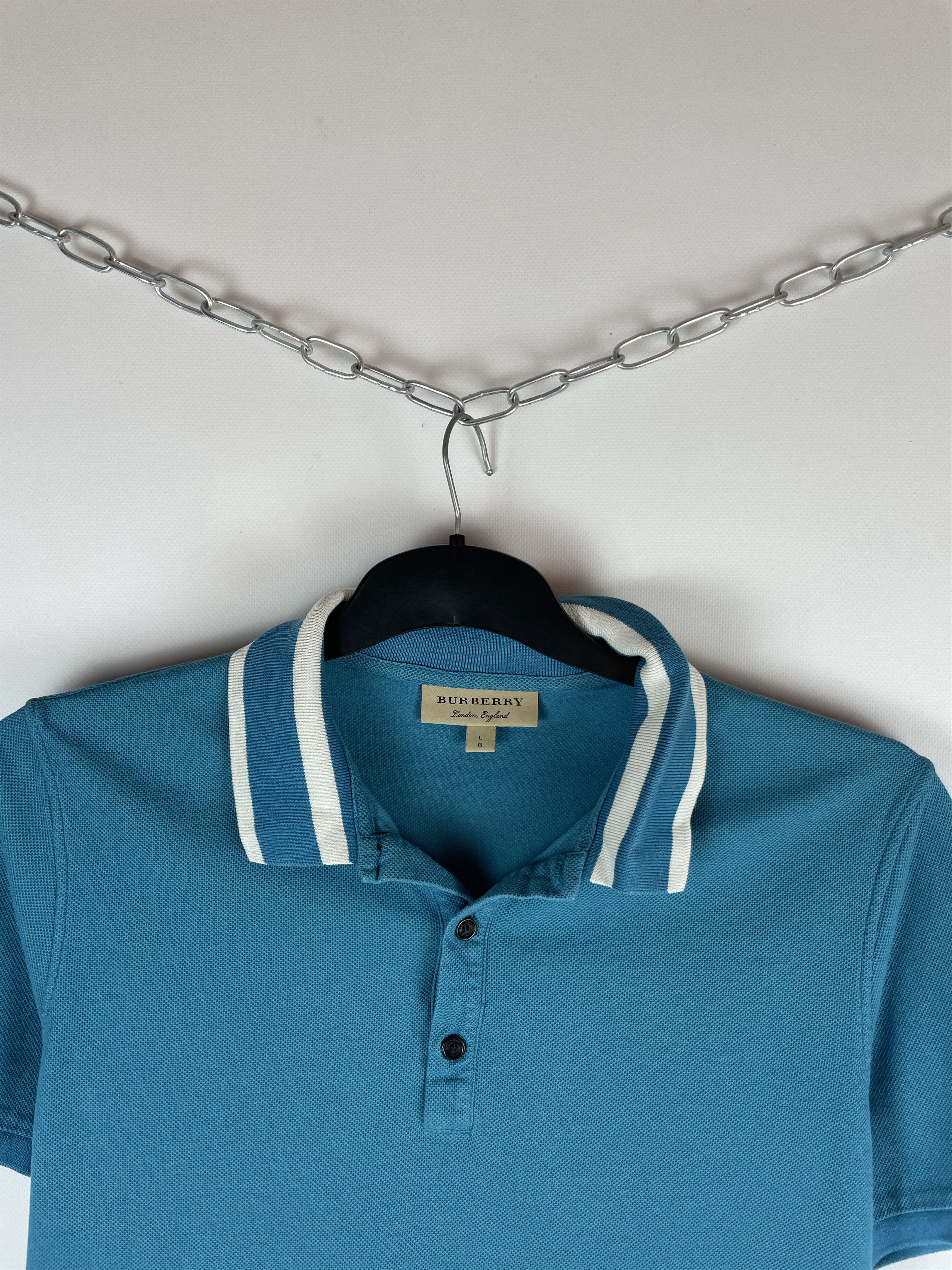 Burberry Burberry Polo Shirt Size US L / EU 52-54 / 3 - 3 Thumbnail