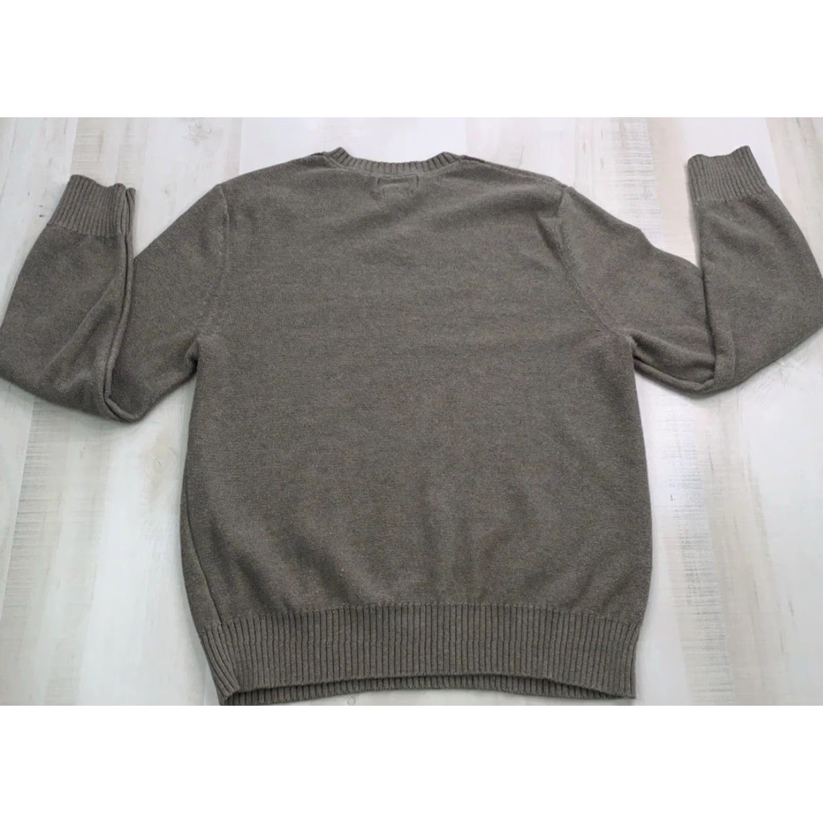 Banana Republic VINTAGE Banana Republic Luxury Blend Cashmere Angora Cotton Blend Argyle Sweater M Beige Pullover Knit V-Neck Long Sleeve Mens RAGGED? Size US M / EU 48-50 / 2 - 6 Thumbnail
