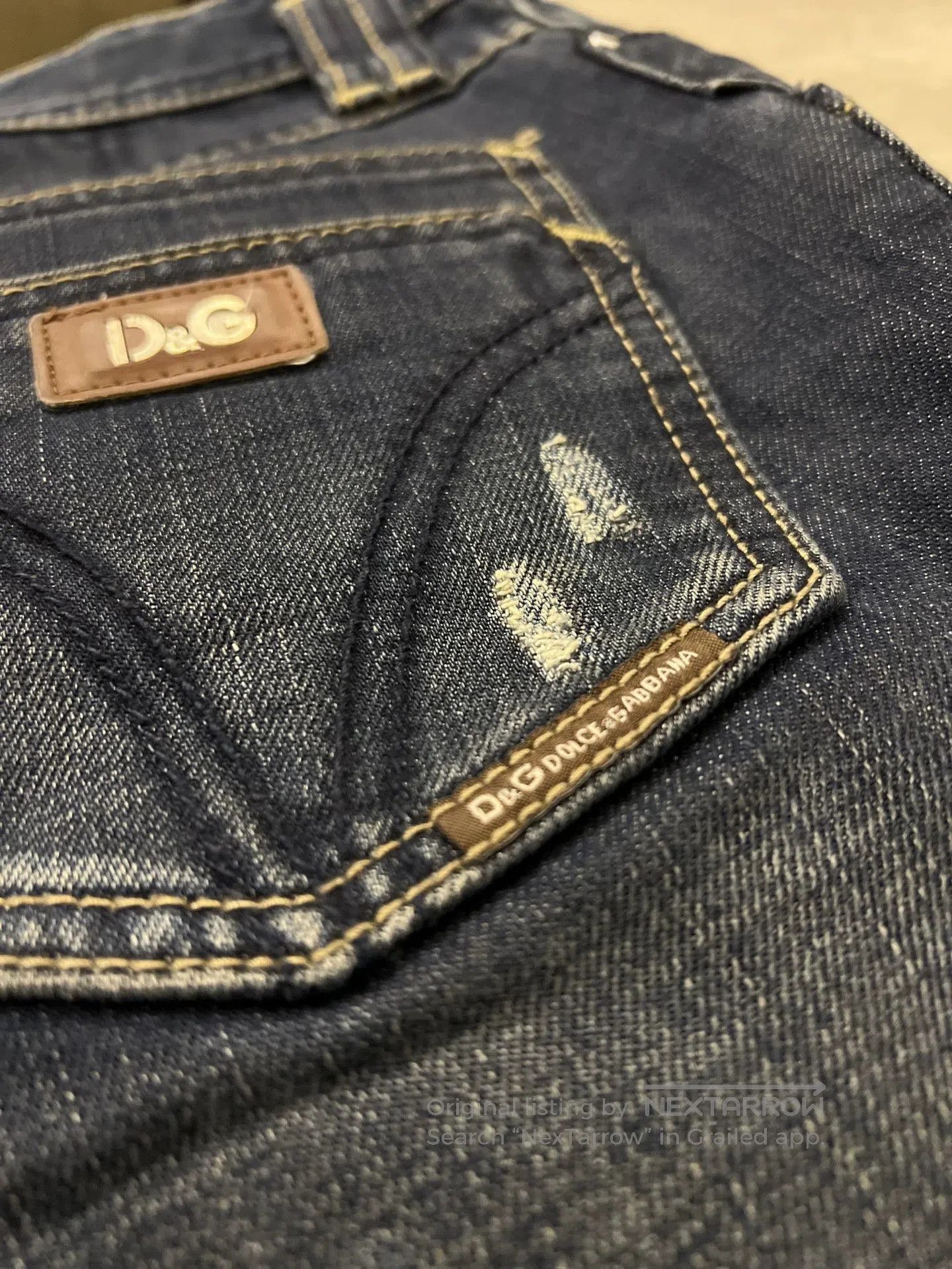 Dolce & Gabbana D&G Low Waist Denim Jeans. Size US 39 - 9 Thumbnail