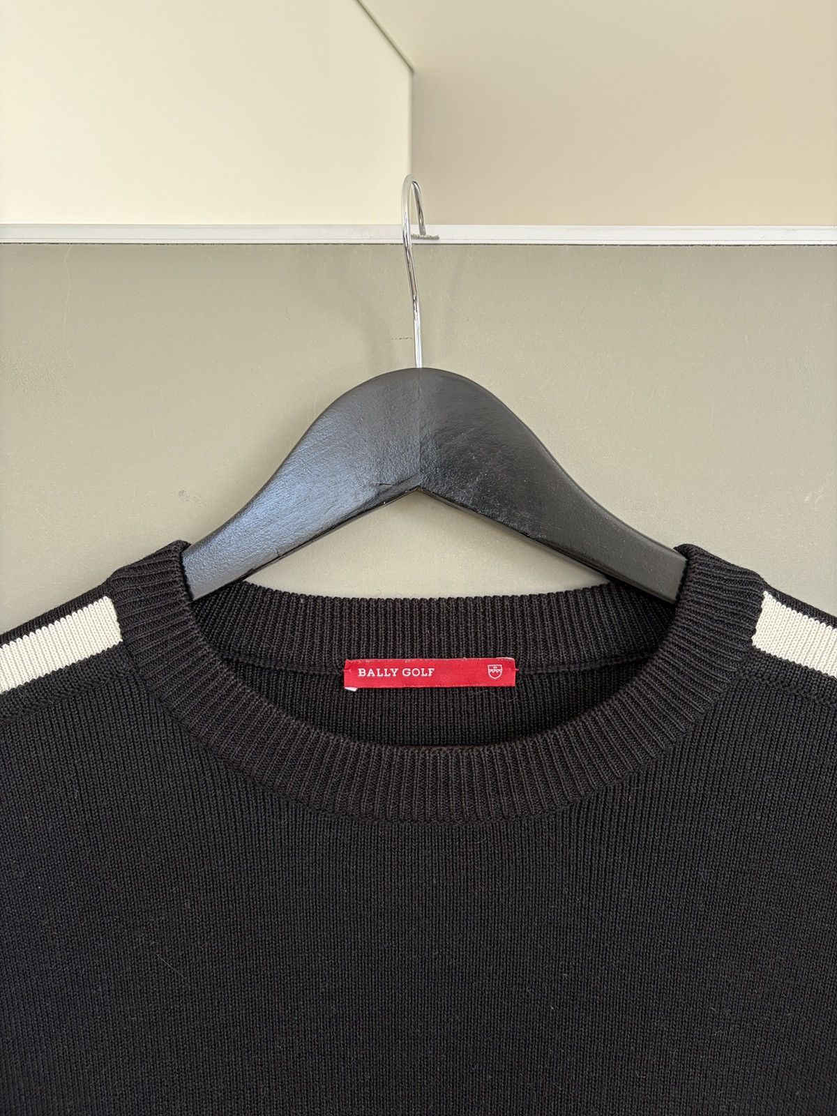 Bally BALLY Golf Prada alike Wool Heavy Sweater Size US L / EU 52-54 / 3 - 2 Thumbnail