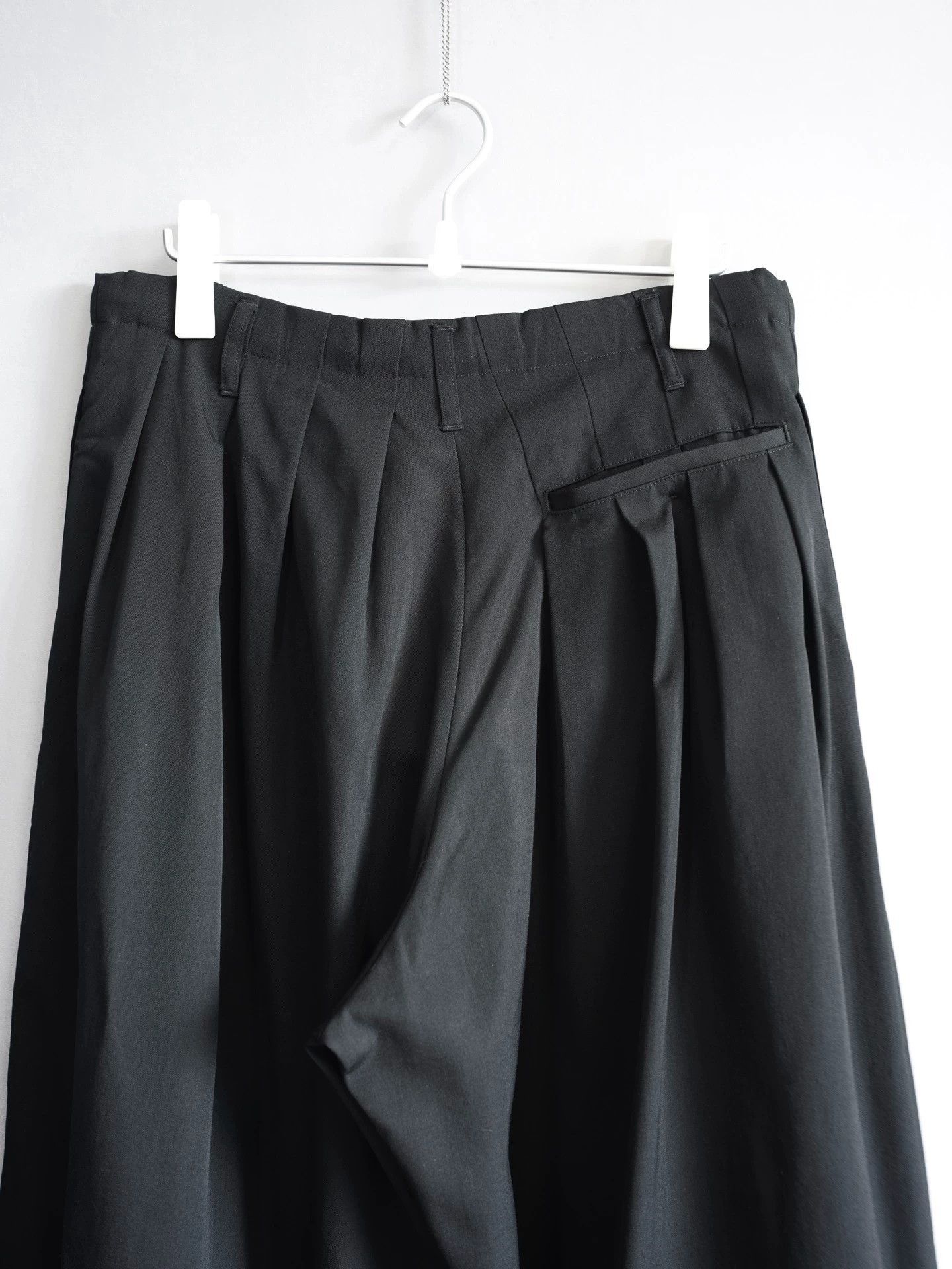 Yohji Yamamoto Yohji Yamamoto 19SS 12-Pleat Drawstring Balloon Wool Pants Size US 34 / EU 50 - 7 Thumbnail