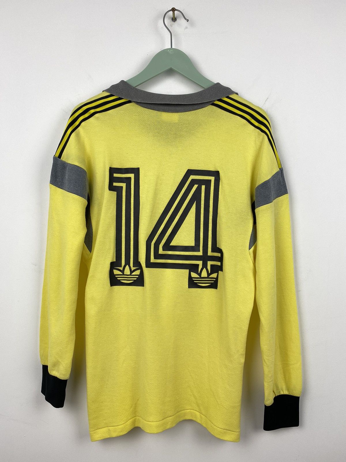 Adidas Vintage Adidas Winterthur #14 1980s Ventex Soccer Jersey PSG Size US L / EU 52-54 / 3 - 1 Thumbnail