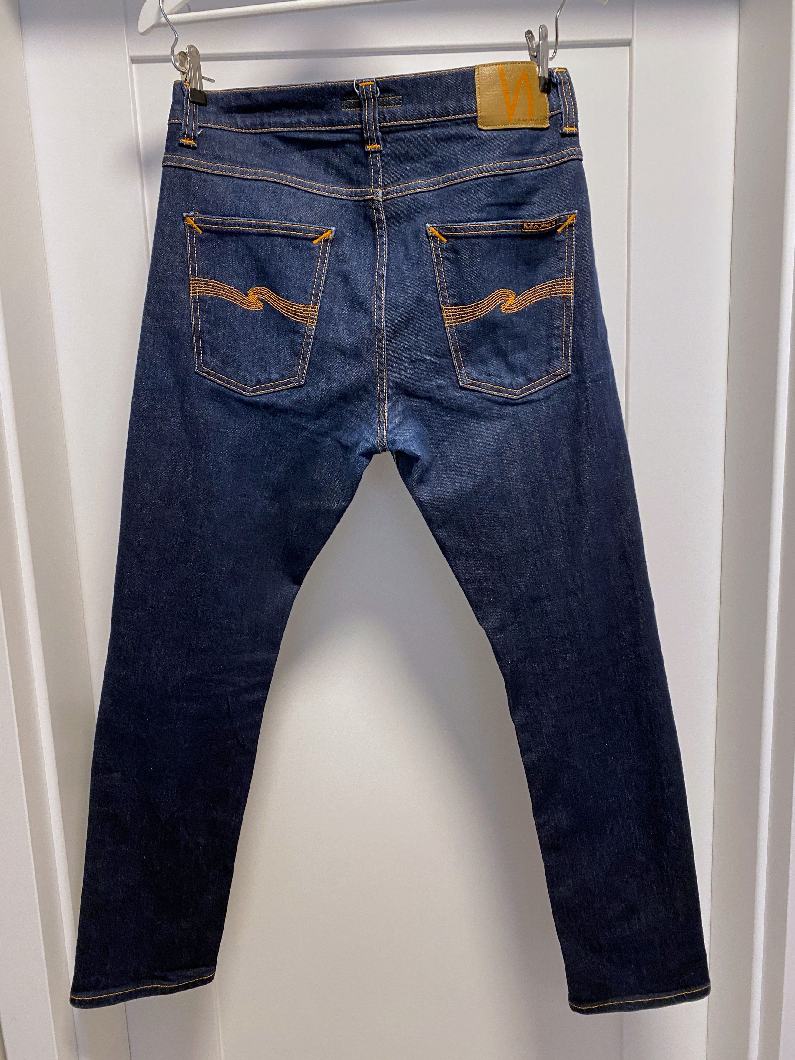 Denime × Nudie Jeans Nudie Jeans Lean Dean Dry 16 Dips denim jeans size W 32 L 30 Size US 32 / EU 48 - 1 Thumbnail
