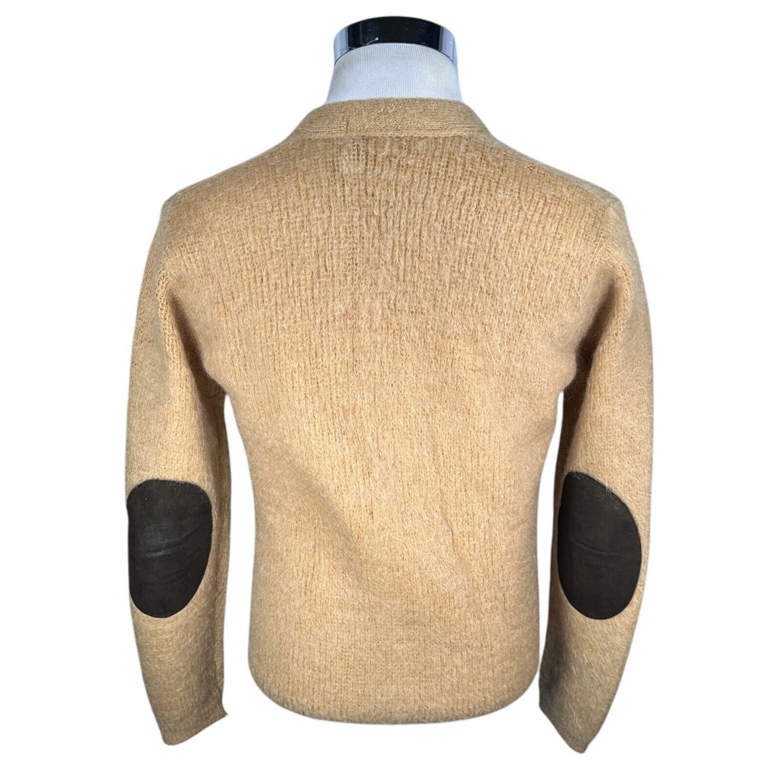 Other Vintage Revere Cardigan Kurt Cobain Sweater Mens M Tan Size US M / EU 48-50 / 2 - 8 Thumbnail