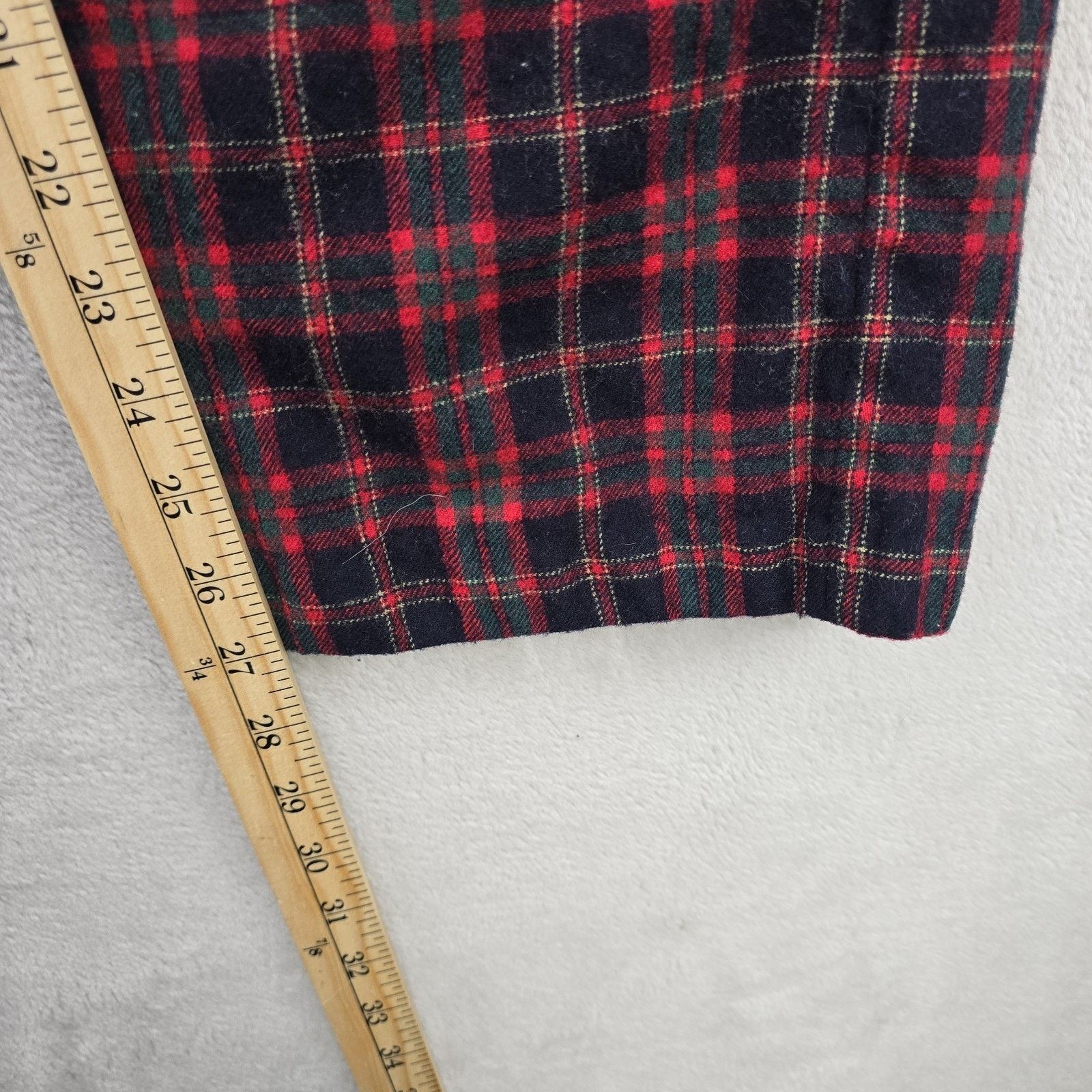 Corbin Vintage Scottish Tartan By Corbin Pants 34x27 Plaid Wool 70s Size US 34 / EU 50 - 10 Thumbnail