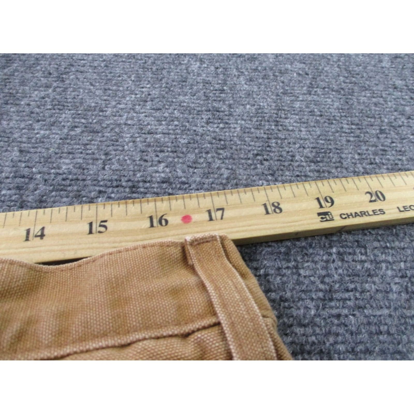 Carhartt Carhartt Pants Men 36 X 32 Beige Canvas Dungaree Workwear Outdoor Heavy Carpenter Pants Mens Beige Canvas Carhartt Pants Size US 34 / EU 50 - 6 Thumbnail