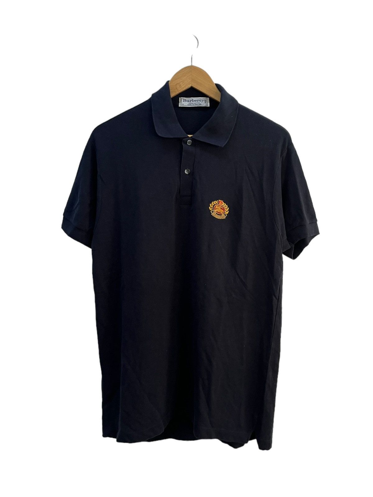 Burberry × Vintage Vintage Burberry Crest Logo Polo Size US M / EU 48-50 / 2 - 1 Thumbnail