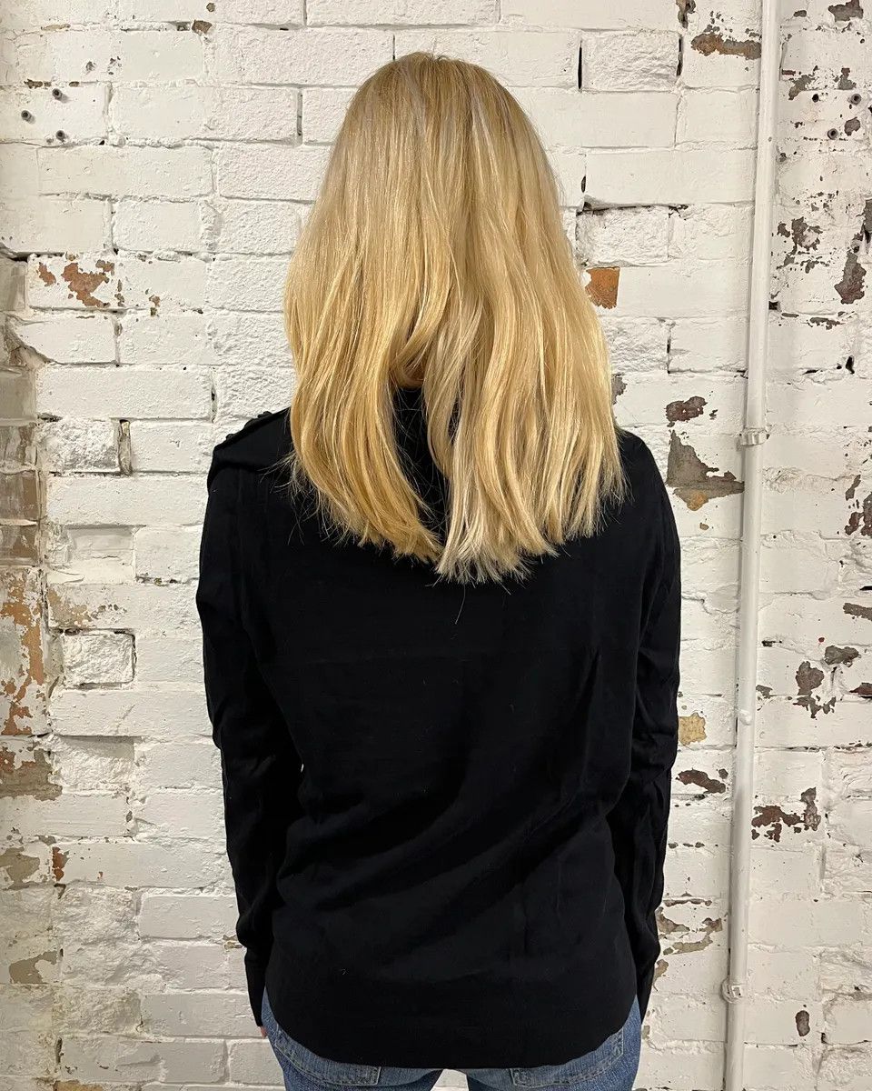 Chanel Chanel Head Shoulder Buttons Black Wool Sweater Size M / US 6-8 / IT 42-44 - 3 Thumbnail