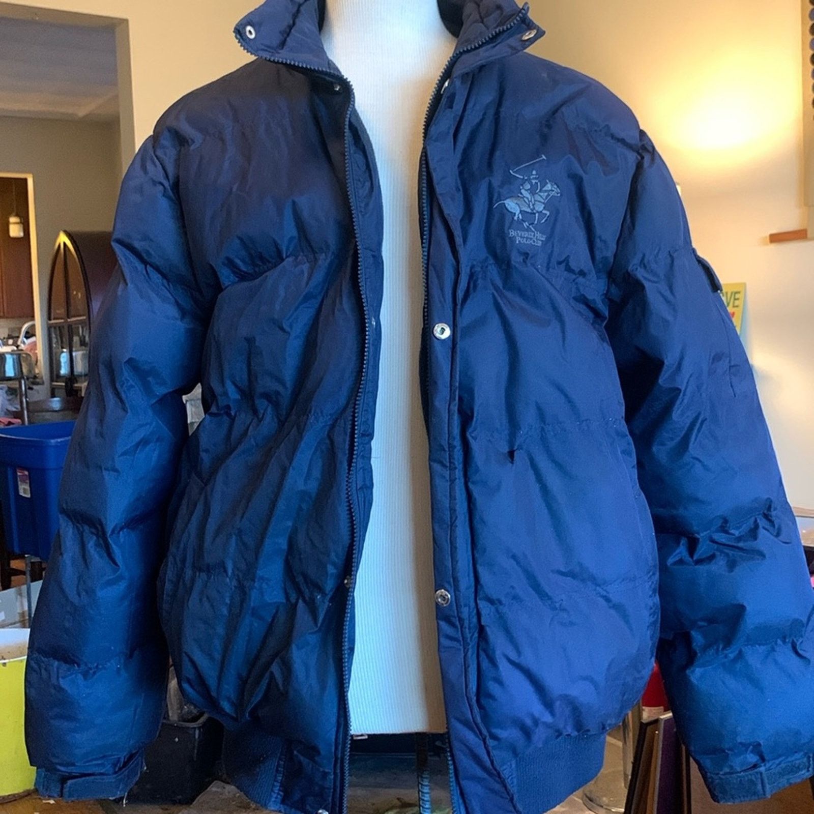 Beverly Hills Polo Club Beverly Hill Polo Club navy blue puffer jacket Size US L / EU 52-54 / 3 - 1 Thumbnail