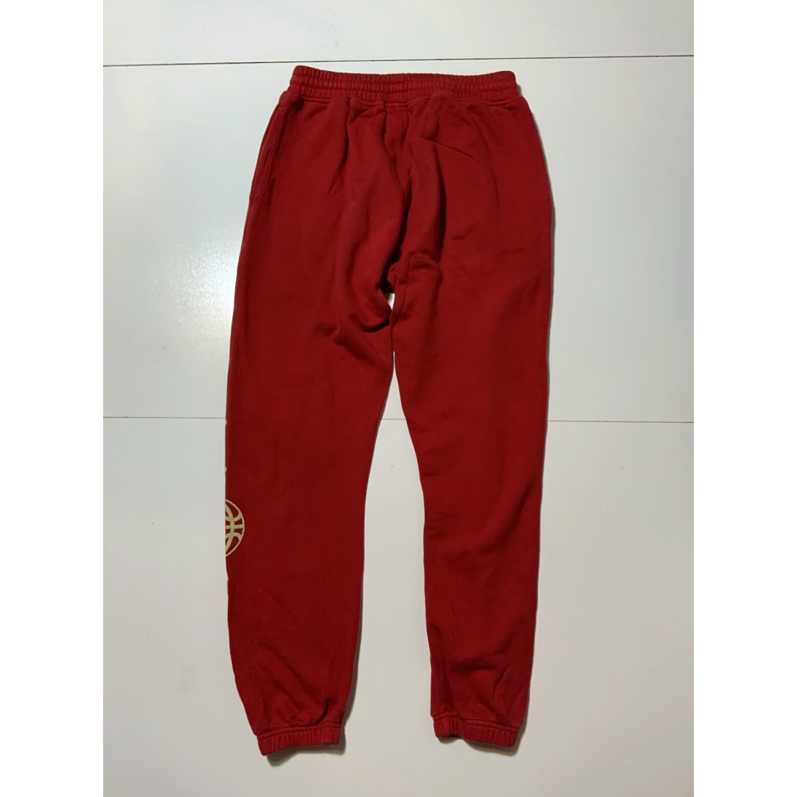 Vintage Homme + Femme Beverly Hills Basketball Red Heavyweight Jogger Sweatpants XL Mens Size US 36 / EU 52 - 5 Thumbnail