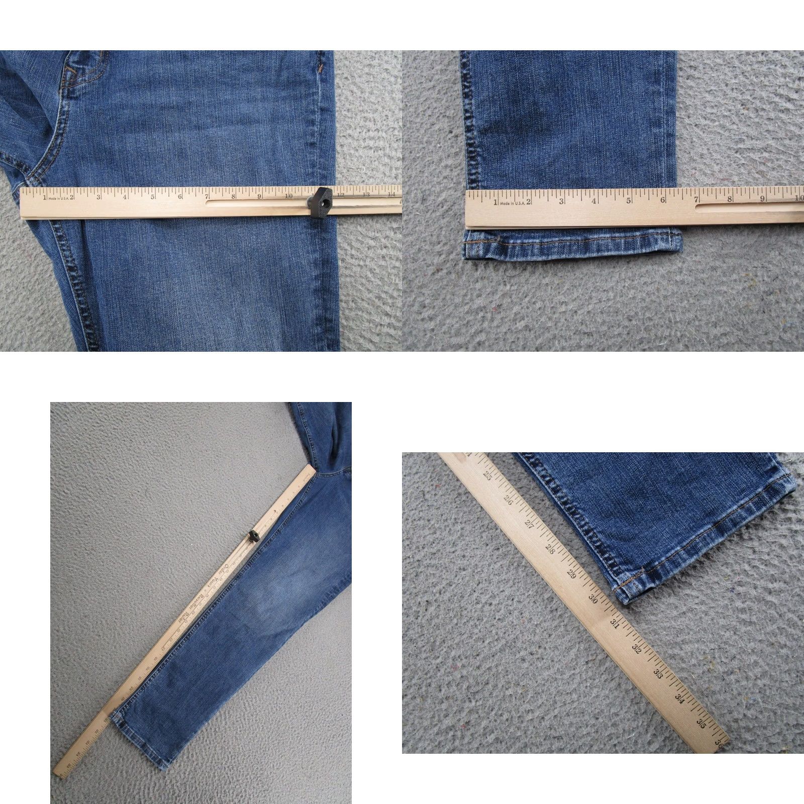 Vintage Maurices M Jeans Regular Fit 90s Tapered Size 16 Stretch Denim Blue Jeans Women Size 38" / US 16 / IT 52 - 8 Thumbnail