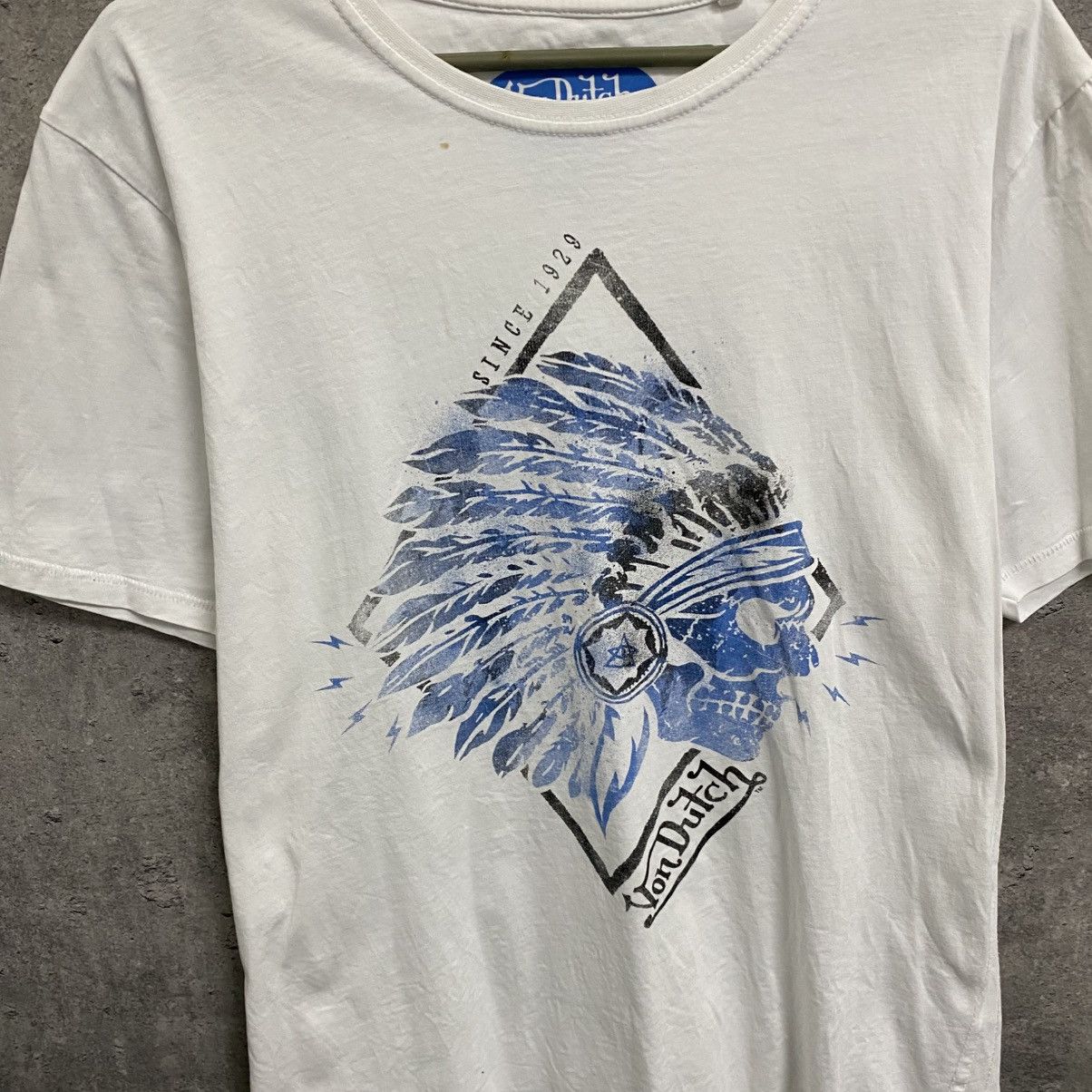 Von Dutch Vintage Von Dutch T-shirt Big Logo White Size L Size US L / EU 52-54 / 3 - 5 Thumbnail