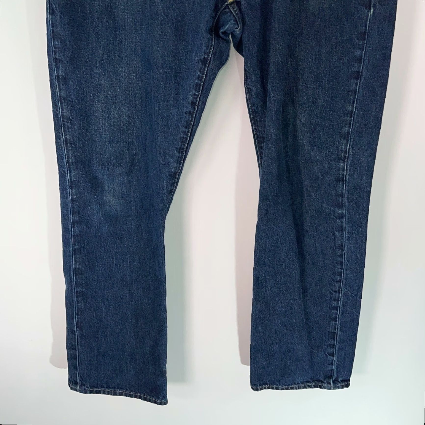 Gap Gap Men's Straight Leg Blue Denim Jeans Size 36x32 - Low Rise Stretch Classic Fit Size US 36 / EU 52 - 5 Thumbnail