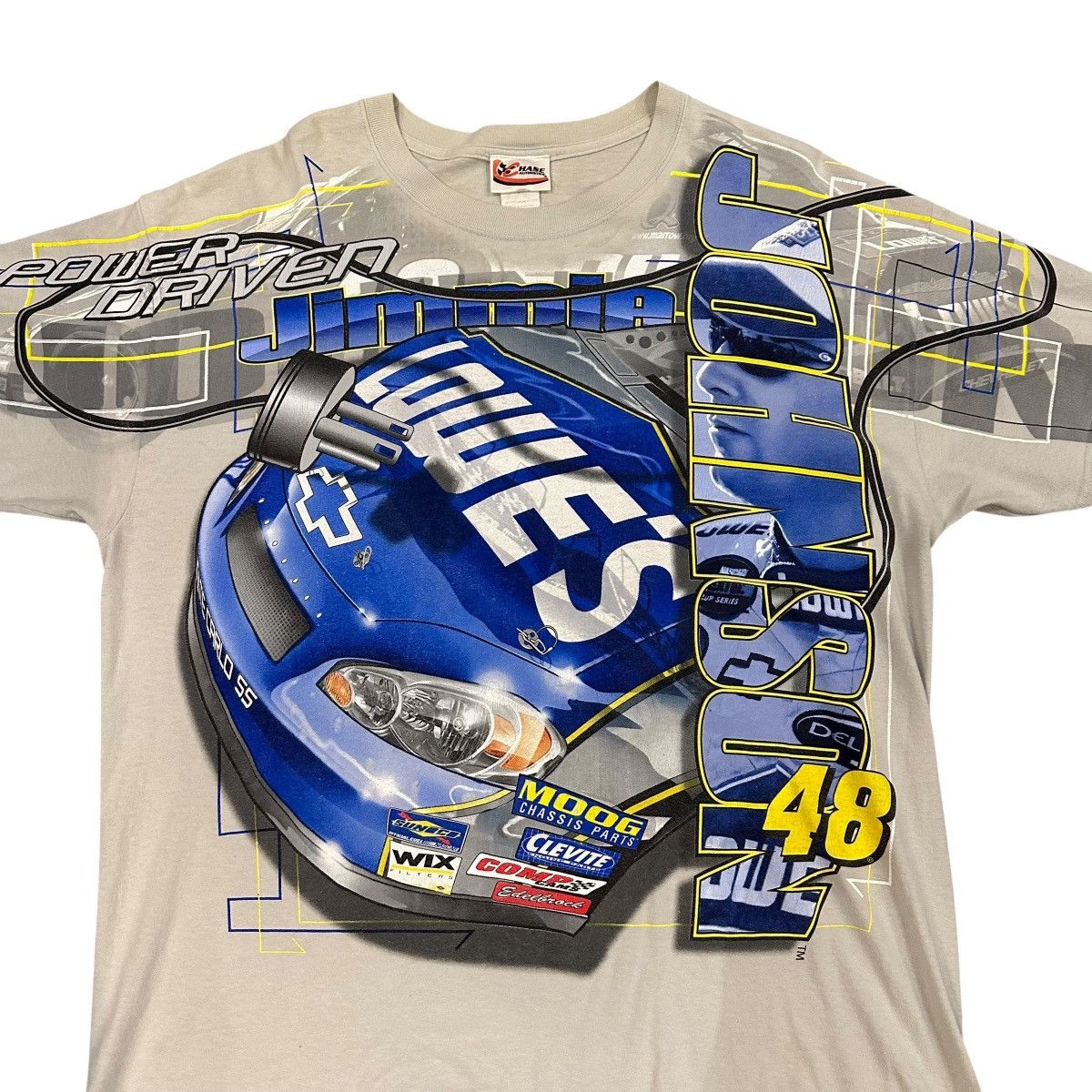 Chase Authentics Chase Authentic Jimmie Johnson 2006 Nascar graphic tshirt Size US XL / EU 56 / 4 - 4 Thumbnail
