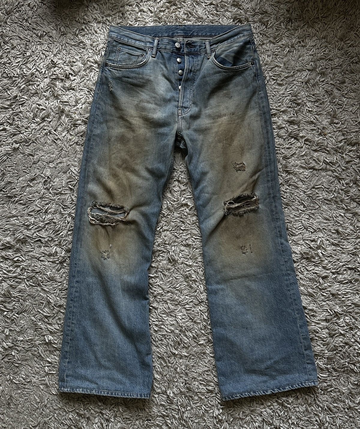 アクネ　penicillin 29/34 Acne Studios - ルーズフィットジーンズ - 2023 - ミッドブルー