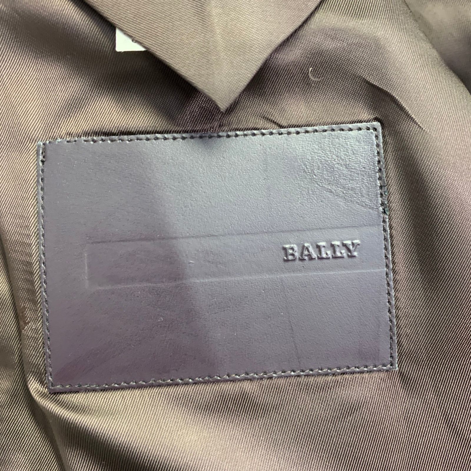 Bally BALLY Size 40 Houndstooth Wool Blend Notch Lapel Sport Coat Size 40R - 6 Thumbnail