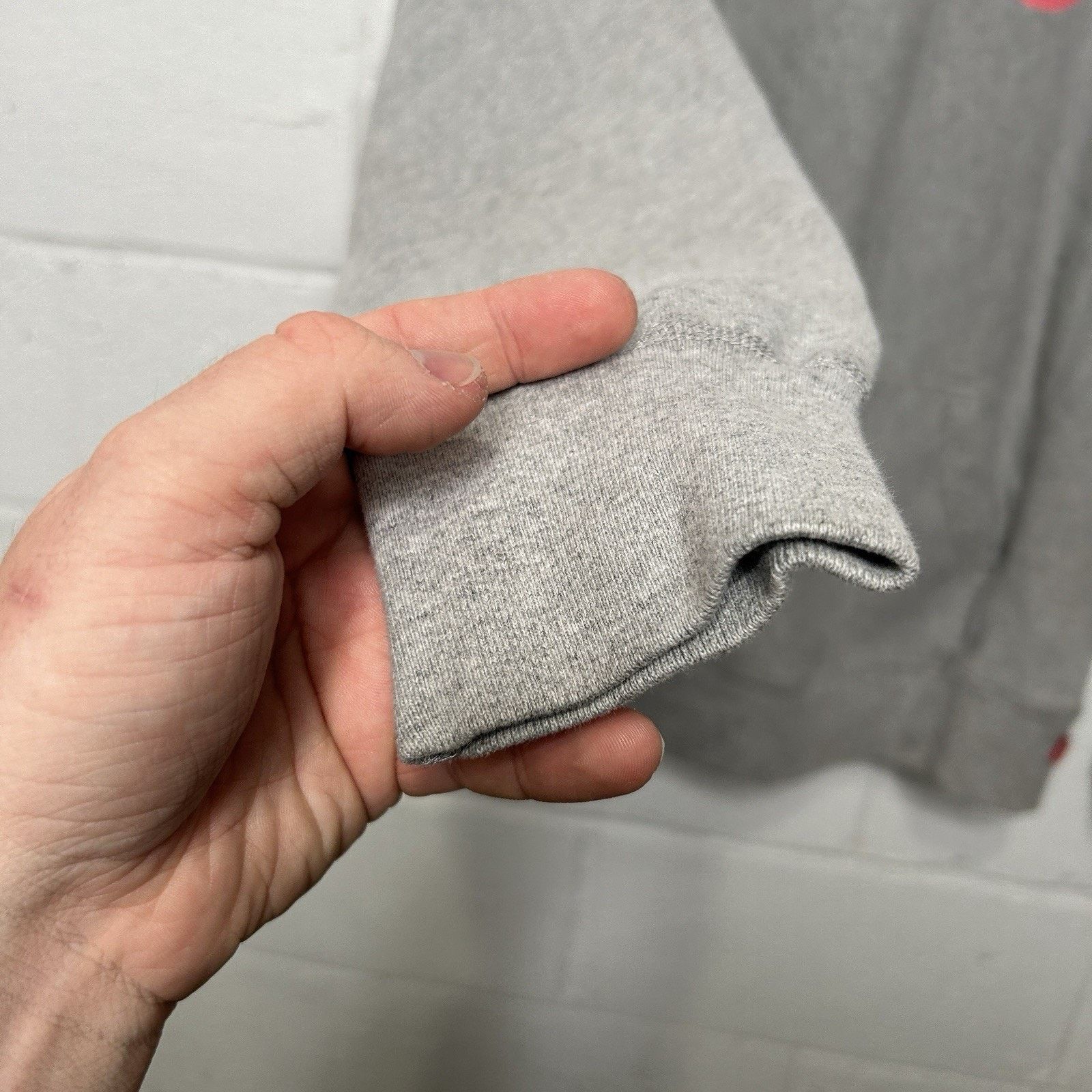 Supreme Supreme Disrupt Sweatshirt Hoodie “Grey Pink” SS15 Size US M / EU 48-50 / 2 - 9 Thumbnail