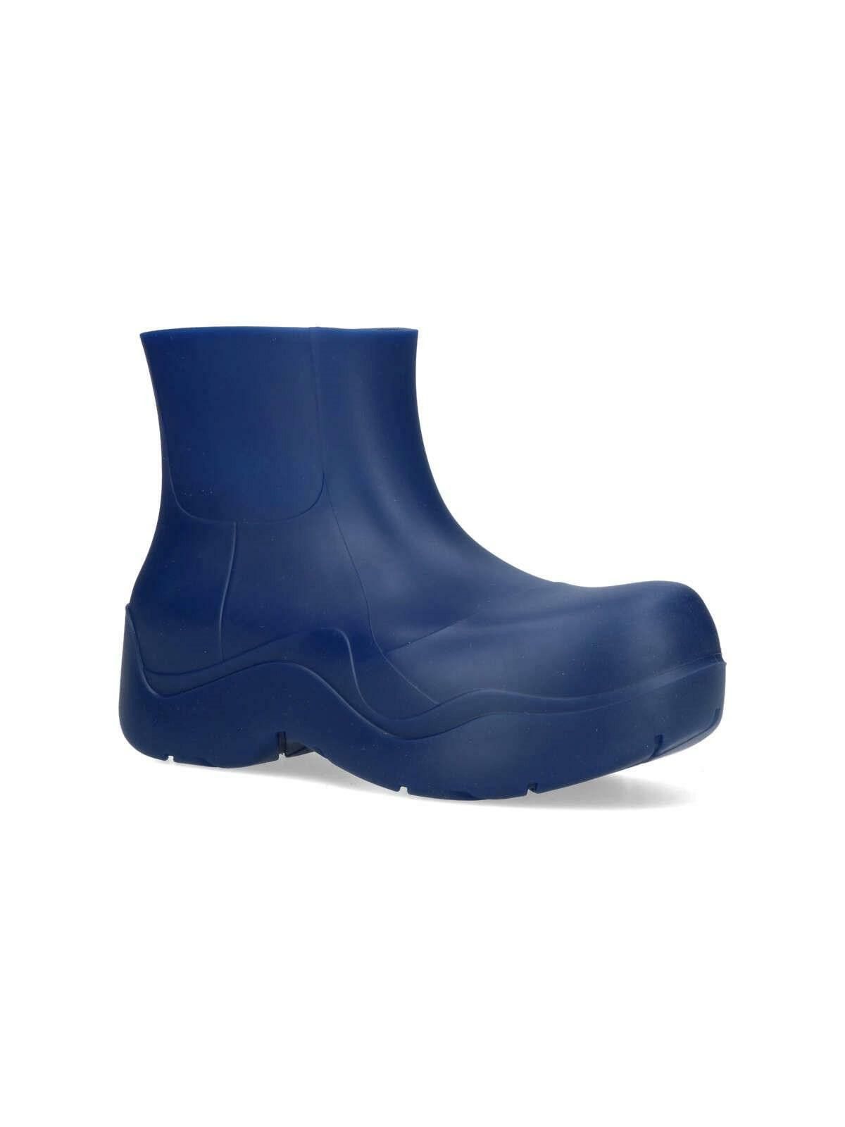 Bottega Veneta o1y0526 Ankle Boots in Blue Size US 7 / EU 40 - 3 Thumbnail