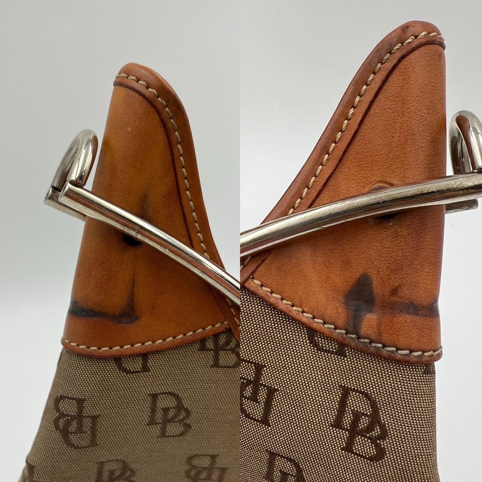 Dooney & Bourke Dooney & Bourke Hobo Shoulder Bag Logo Jacqurd Handbag Size ONE SIZE - 4 Thumbnail