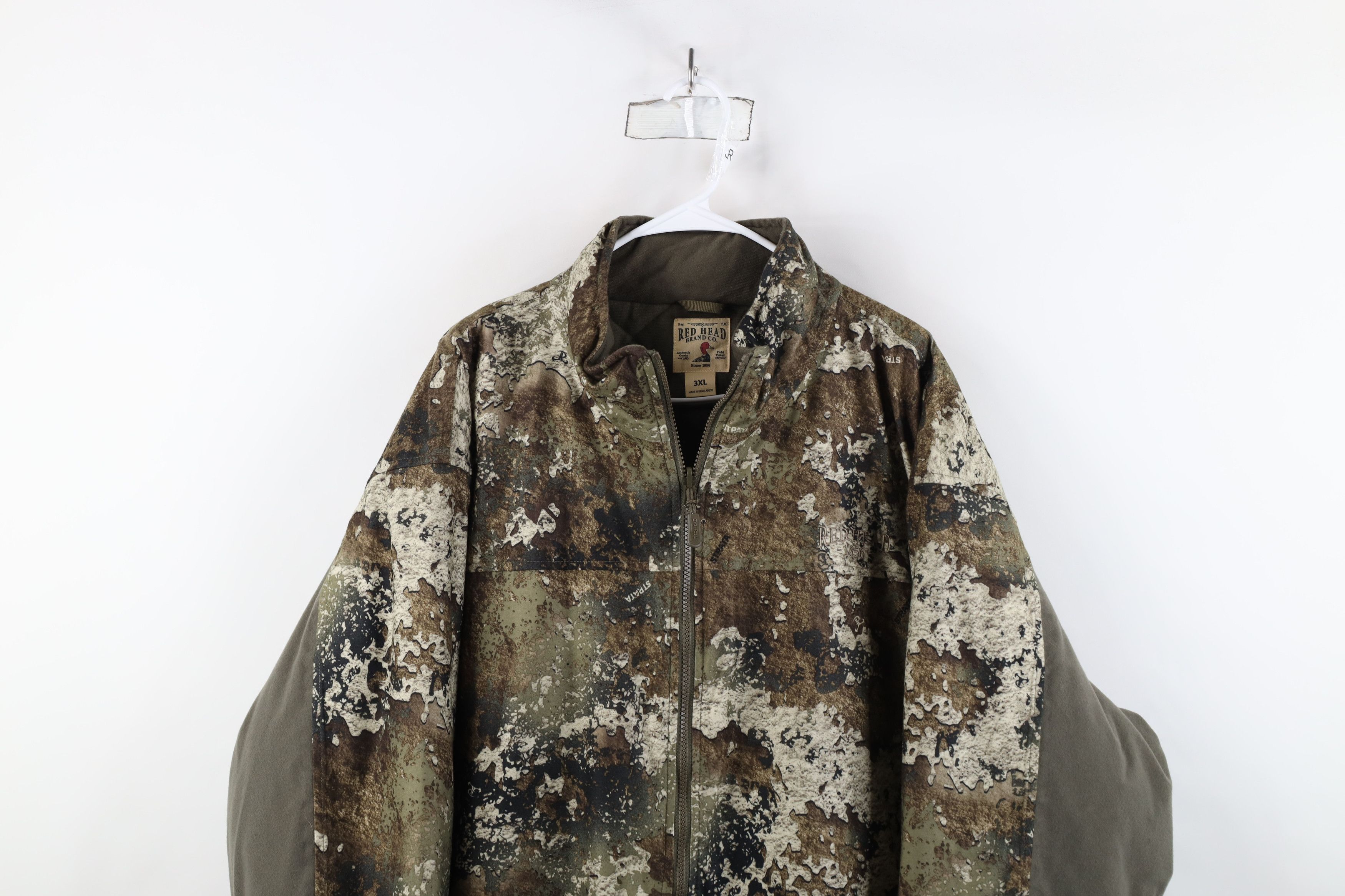 Vintage Vintage Streetwear Chamois Cloth Camouflage Full Zip Jacket Size US XXL / EU 58 / 5 - 2 Thumbnail