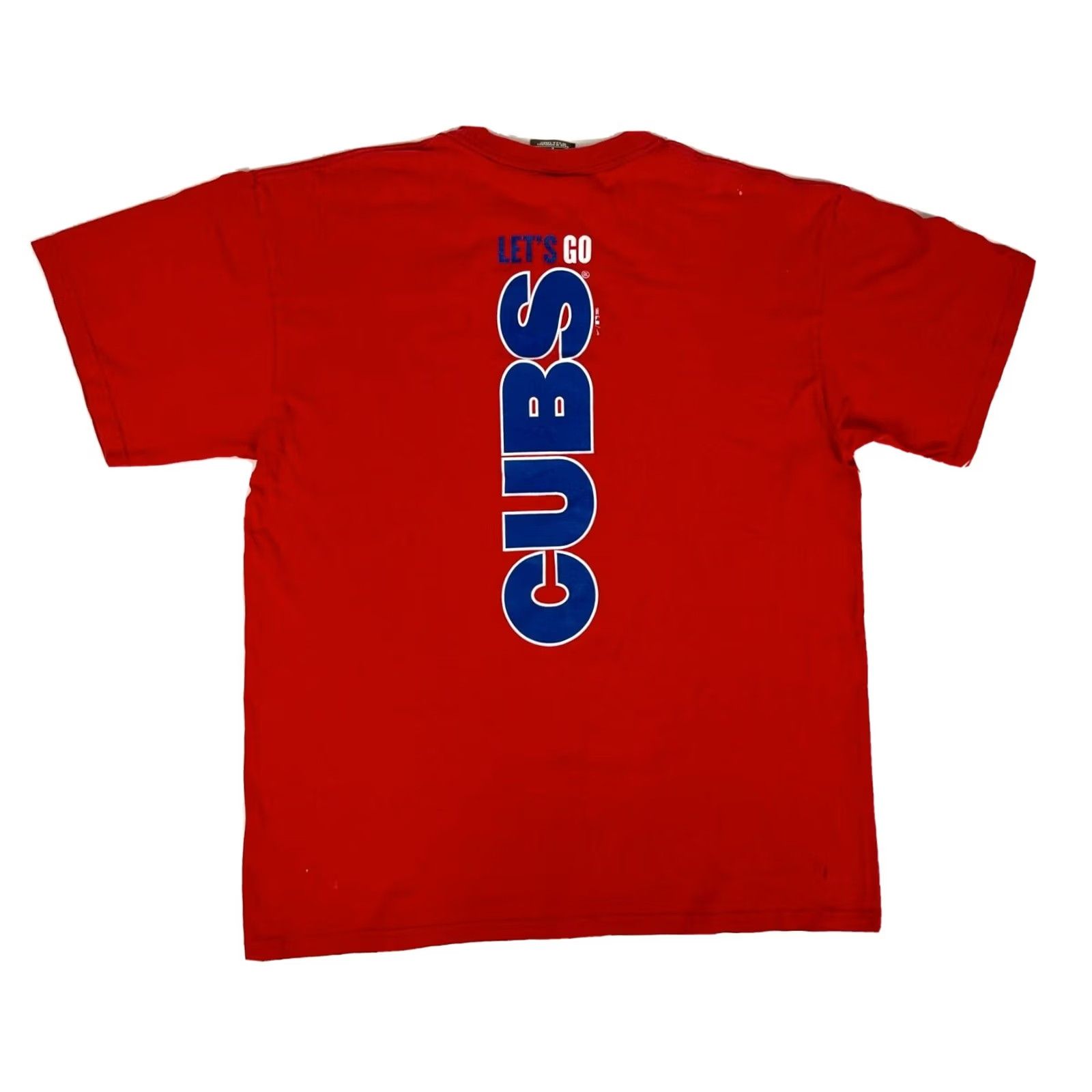 Nike VINTAGE Nike Team Chicago Cubs MLB T-Shirt Short Sleeve Crew Neck Size L Red Mens Double-Sided Logo 90s Size US L / EU 52-54 / 3 - 2 Thumbnail