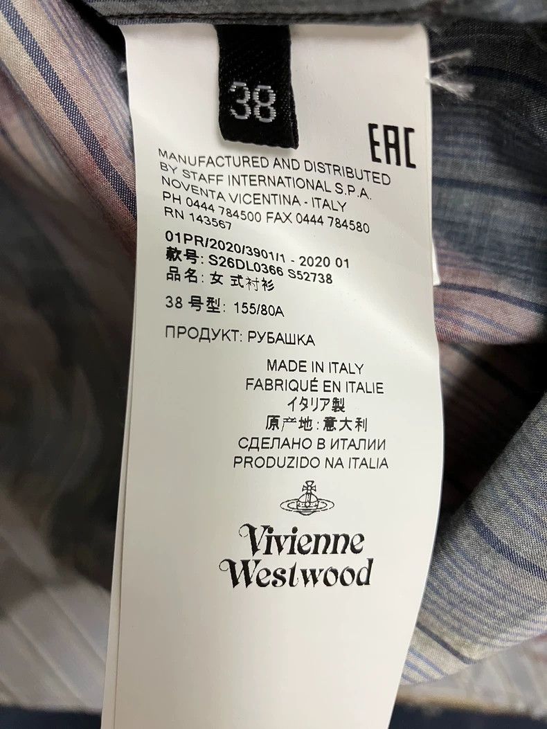 Vivienne Westwood Vivienne Westwood size38 Plants and flowers irregular shirt Size XS / US 0-2 / IT 36-38 - 4 Thumbnail