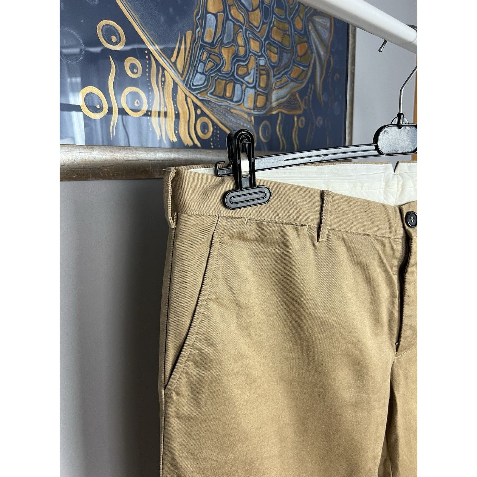 Prada Prada Milano Beige Tab Straight Chino Pants Size 54 Size US 38 / EU 54 - 5 Thumbnail