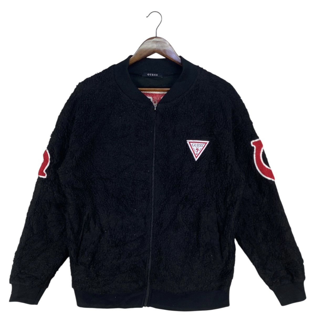 Guess Guess Spellout Sherpa Jacket Size US M / EU 48-50 / 2 - 2 Thumbnail