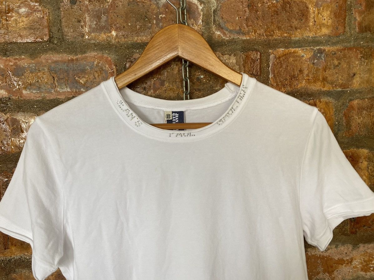 Jean Paul Gaultier 1990s JPG Swarovski Neck logo Size S / US 4 / IT 40 - 3 Thumbnail