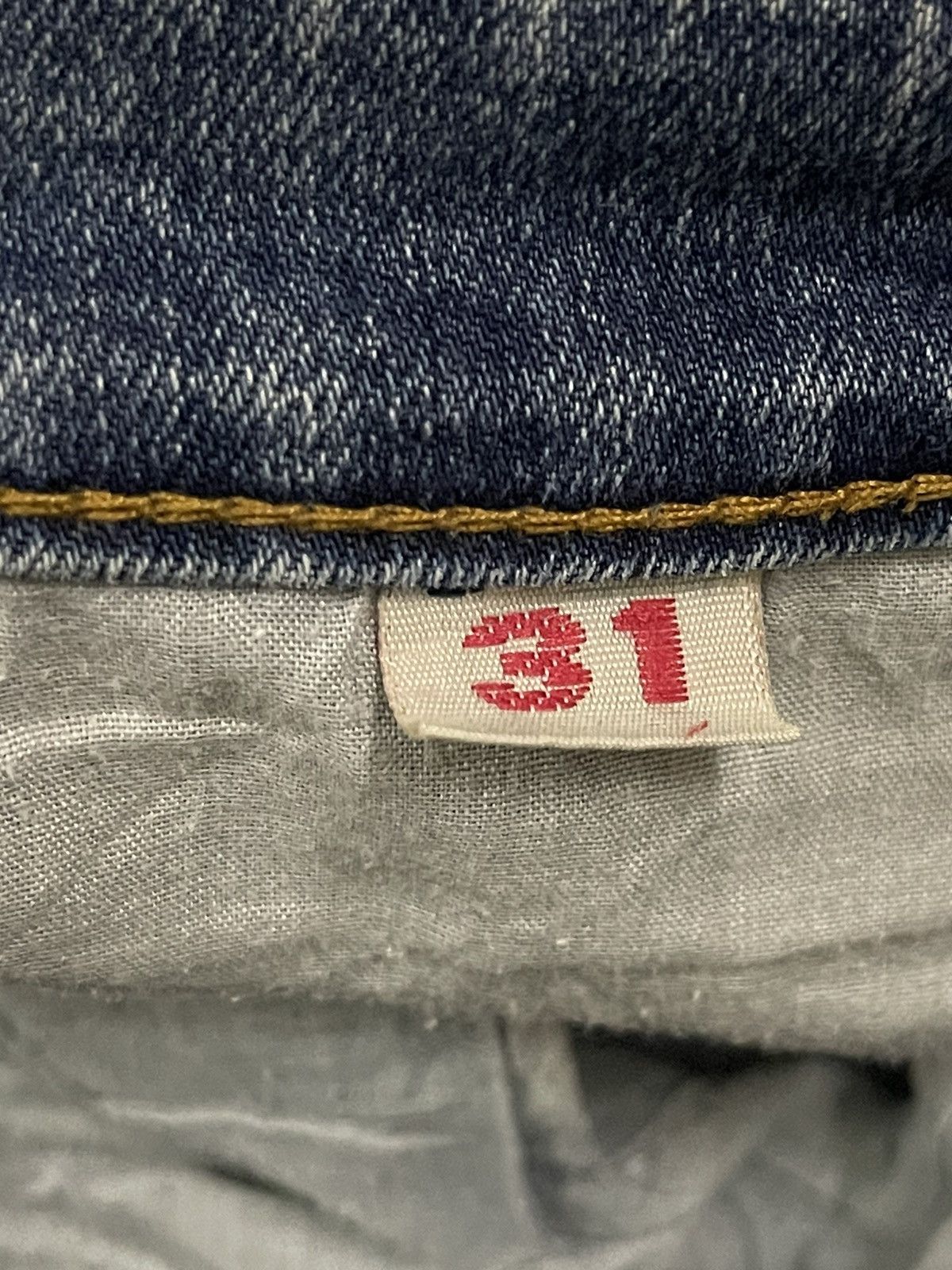 Hysteric Glamour Vintage Japanese Brand Faded Wash Patch Line Style Jeans Size US 31 - 9 Thumbnail