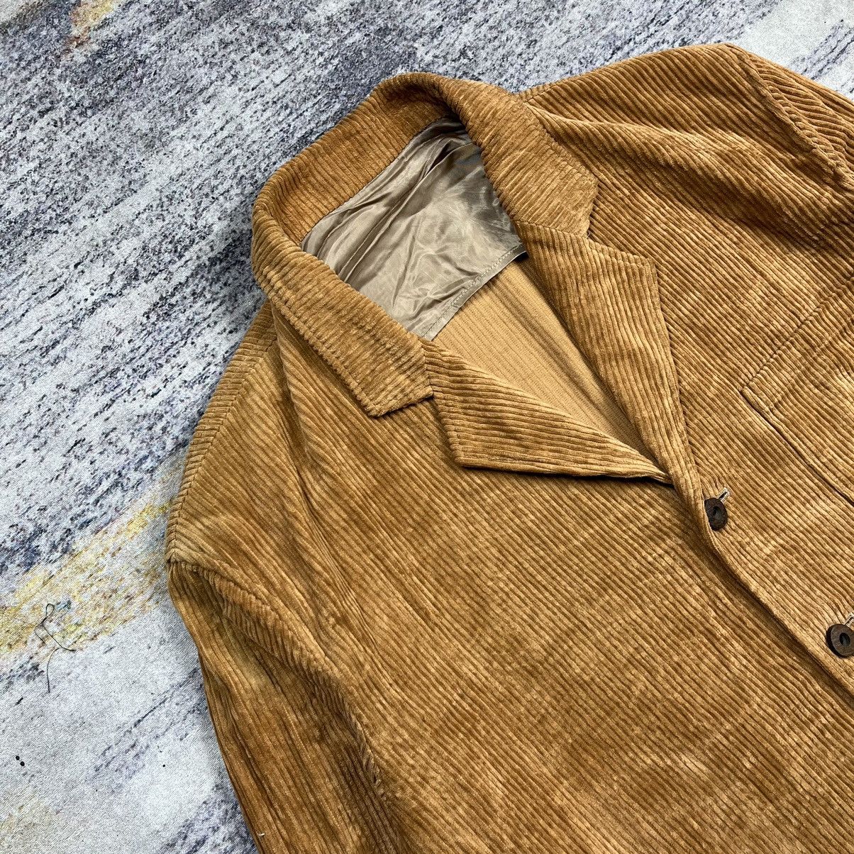 Vintage × Yohji Yamamoto Vintage 90s Y’s for men yohji Yamamoto corduroy coat jacket Size US L / EU 52-54 / 3 - 5 Thumbnail