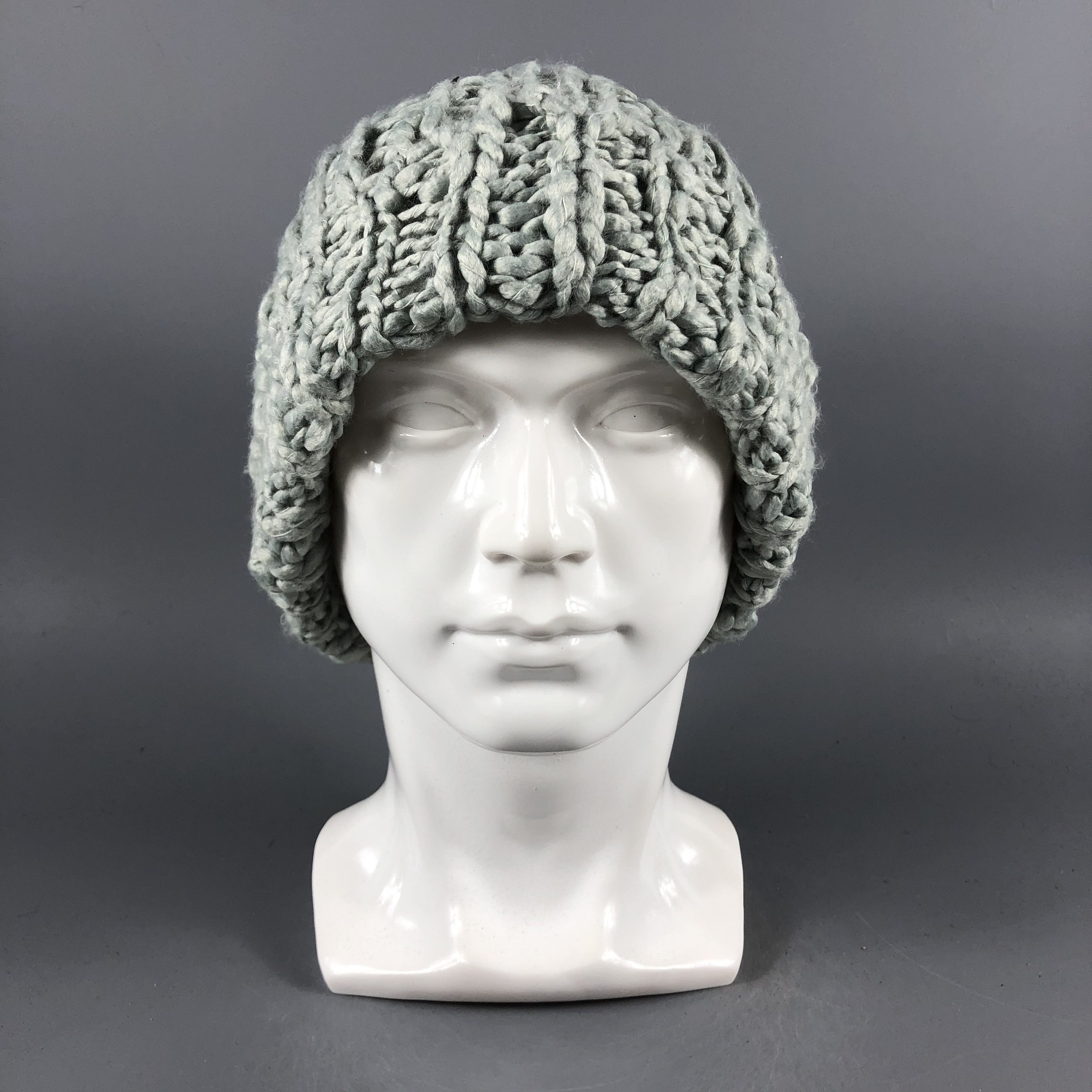 Japanese Brand × Vintage Japanese Brand Slouchy Knit Beanie Snow Hat Snow Cap -D1158 Size ONE SIZE - 2 Thumbnail