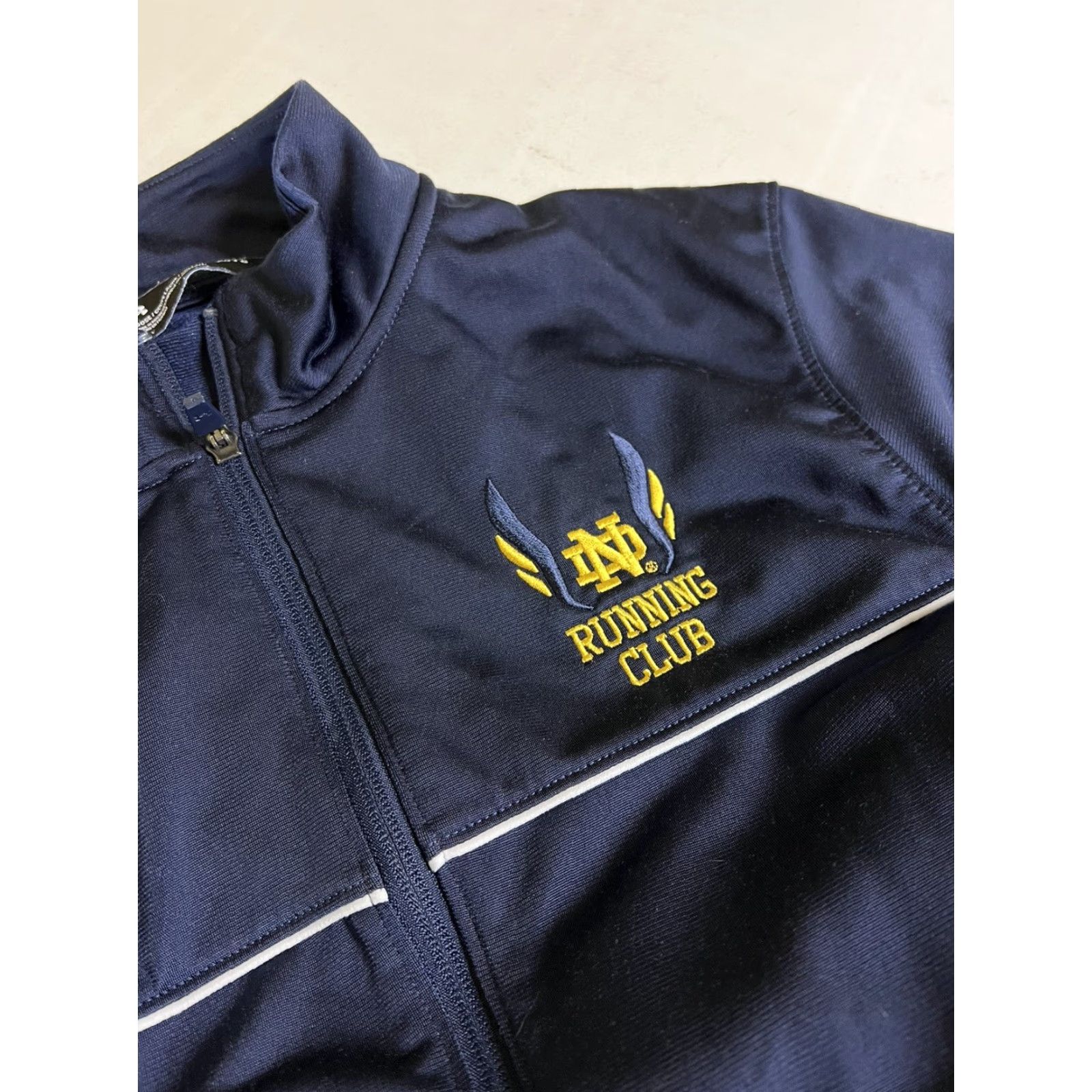 Under Armour Under Armour Jacket Men L Blue Notre Dame Track Runnibg Club Zip Size US L / EU 52-54 / 3 - 3 Thumbnail