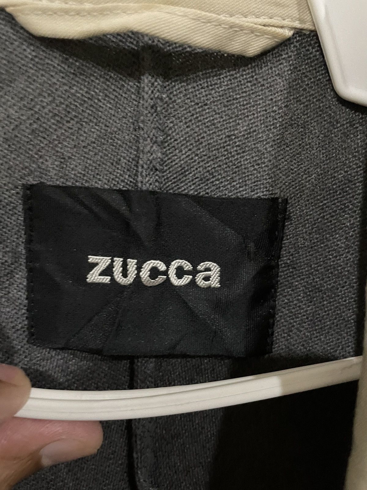 CABANE de ZUCCa Issey Miyake Zucca Double Tone Reflective Collar Jacket Size M / US 6-8 / IT 42-44 - 18 Thumbnail