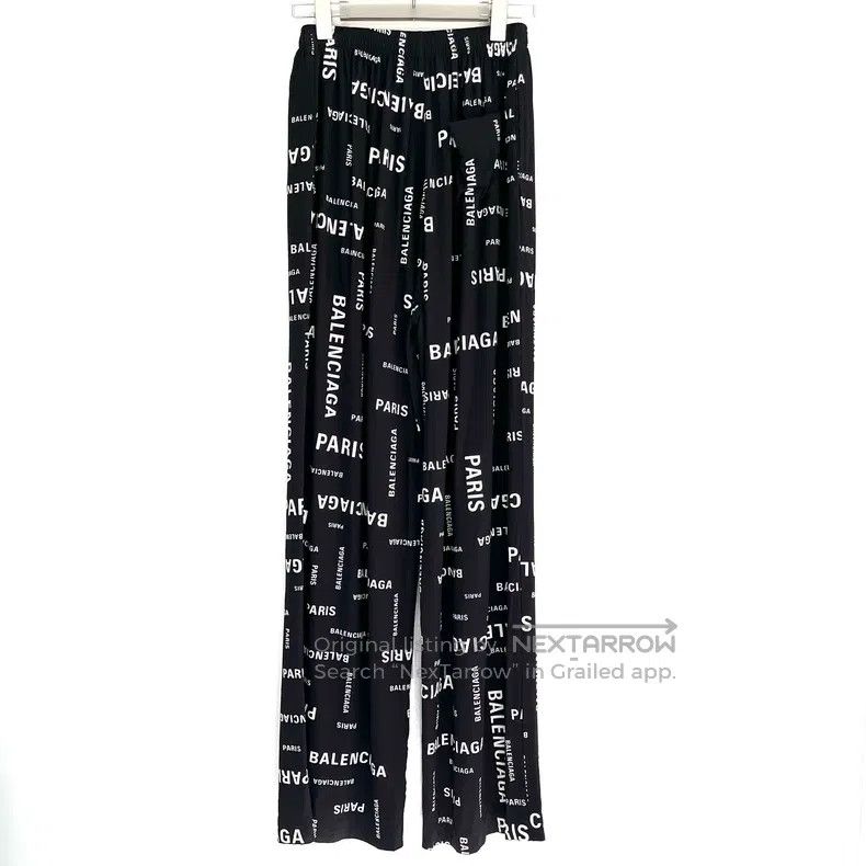 Balenciaga Balenciaga Letter Print Pants Size US 34 / EU 50 - 2 Thumbnail