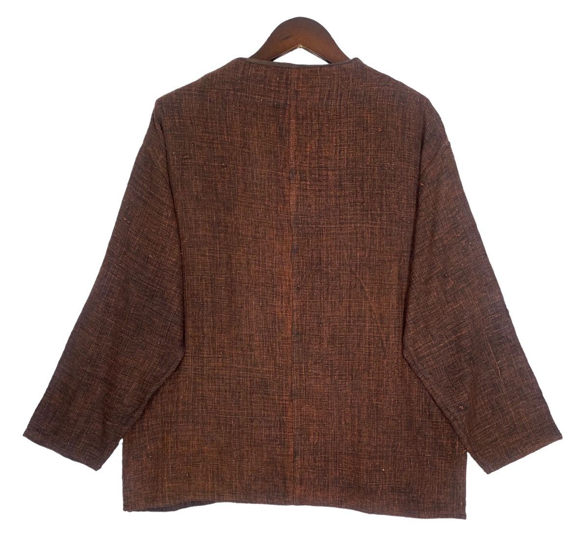 Japanese Brand × Vintage Vintage Cotton Chore Japanese Jacket Colour Brown Size L / US 10 / IT 46 - 8 Thumbnail