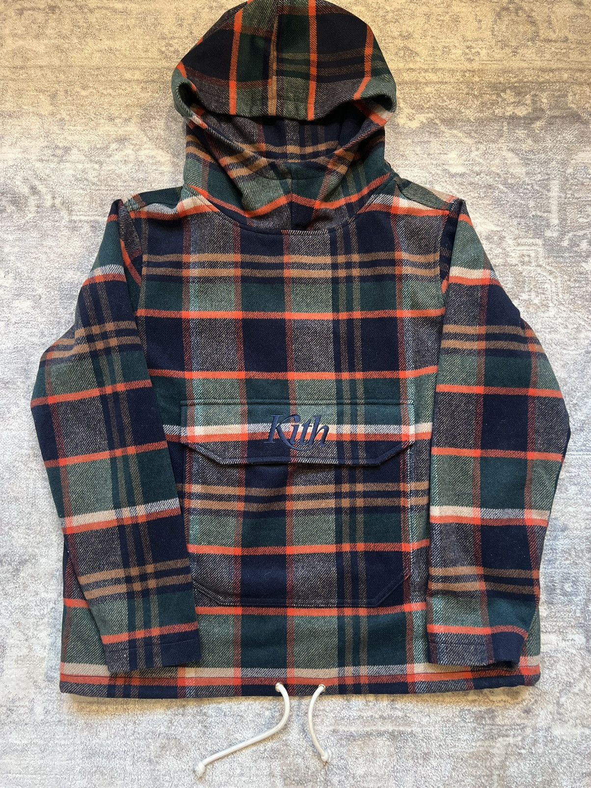 Kith harrison cheap plaid flannel hoodie