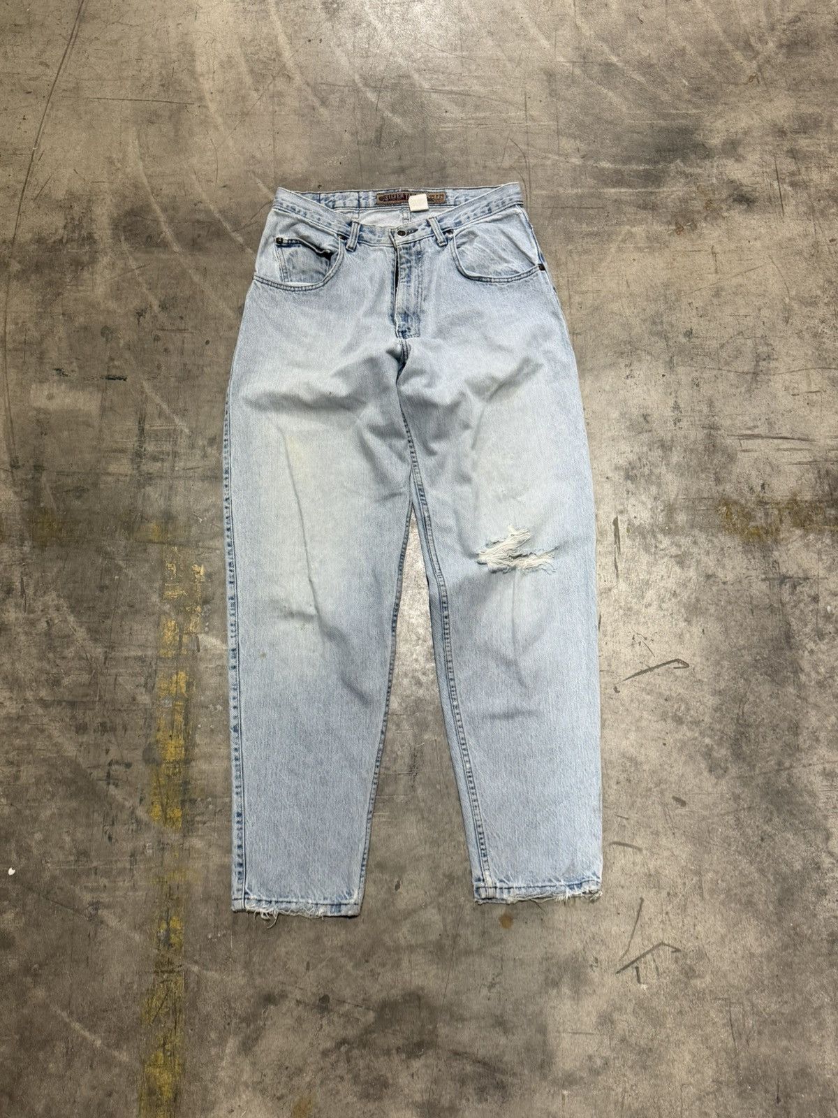 Levi's Rare 80s Vintage Levis SilverTabs Jeans 31x32 Size US 31 - 4 Thumbnail