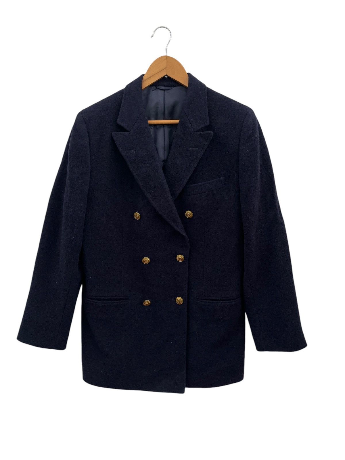 VINTAGE BENETTON FORMULA ONE DOUBLE COLLAR WOOL BLAZER
