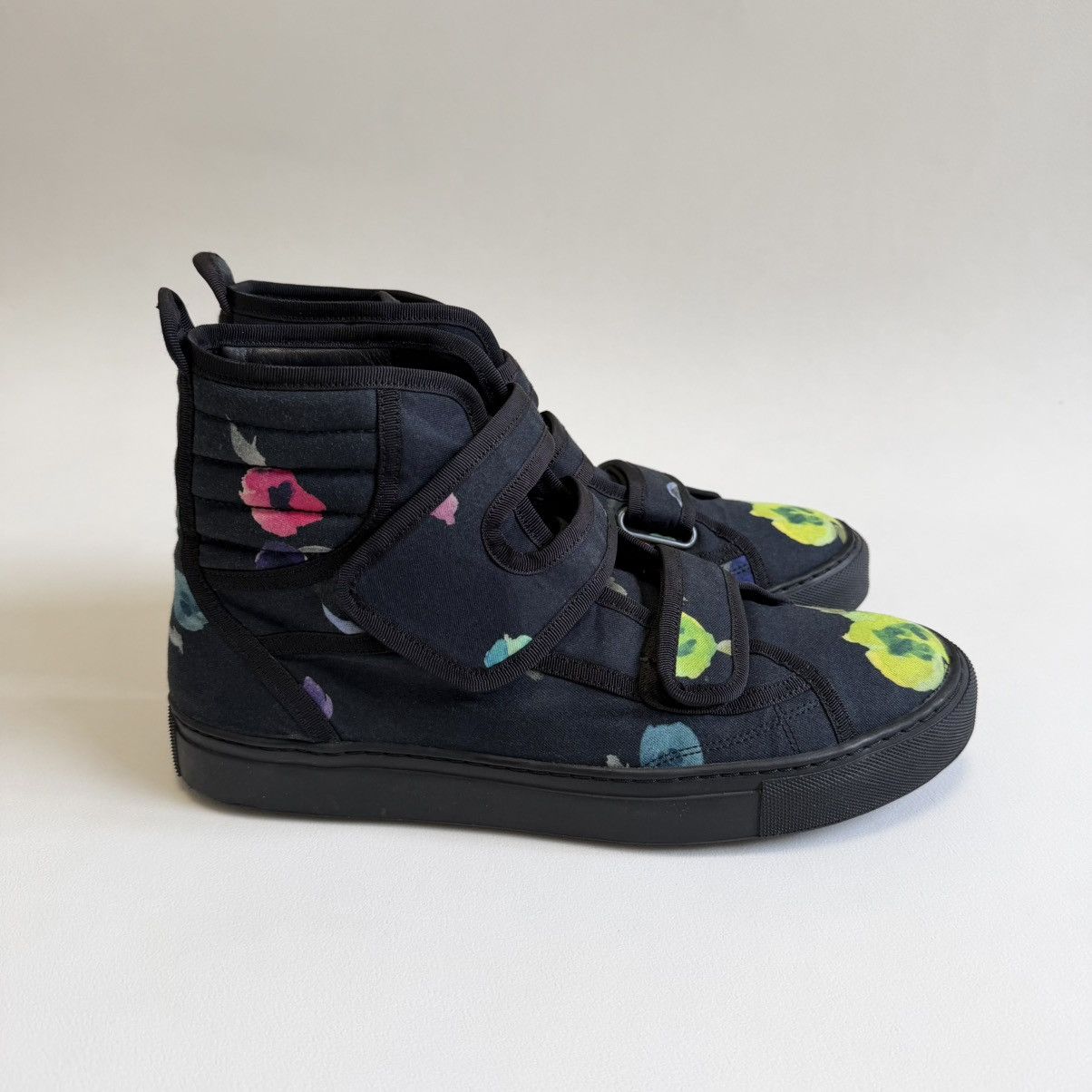 Raf Simons S/S 13 Floral Print Canvas Velcro Sneakers Size US 9 / EU 42 - 10 Thumbnail