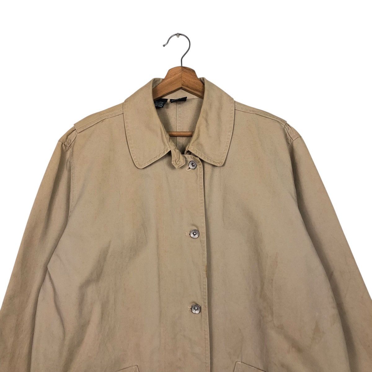 Japanese Brand DKNY Jeans Khaki Field Jacket – 90s Workwear Style Size US M / EU 48-50 / 2 - 4 Thumbnail
