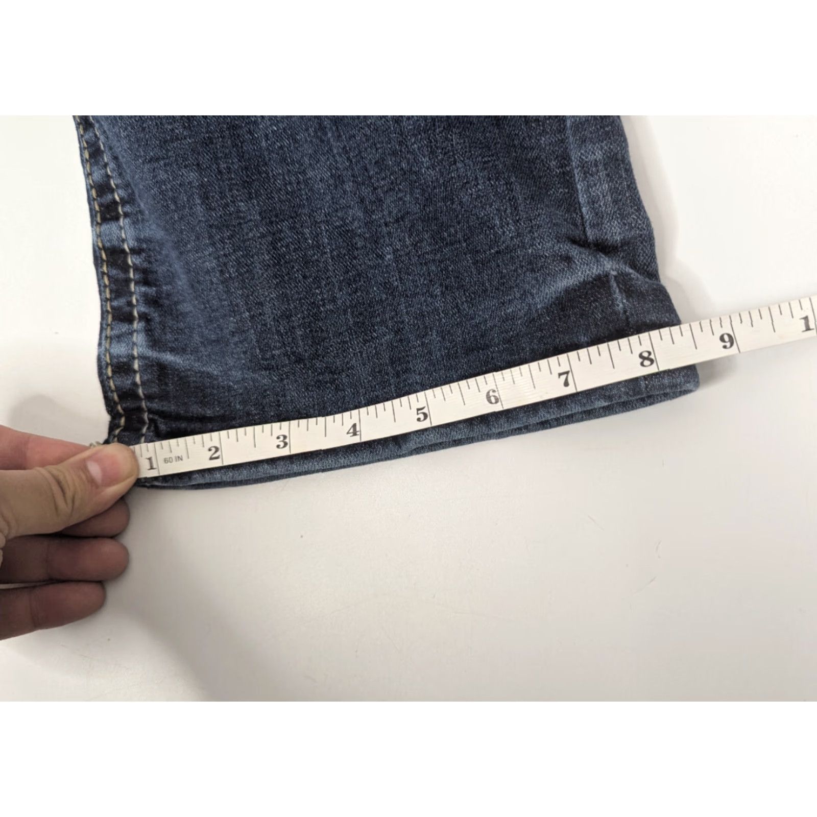Vintage BKE Buckle Jeans Mens 34R Blue Denim Straight Leg Whisker Fade Vintage No Size US 34 / EU 50 - 7 Thumbnail