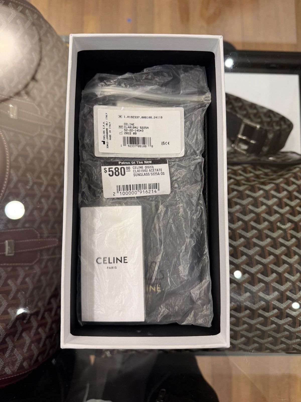 Celine Celine Oval Sunglasses (CL40194U) - Ivory Size ONE SIZE - 9 Thumbnail